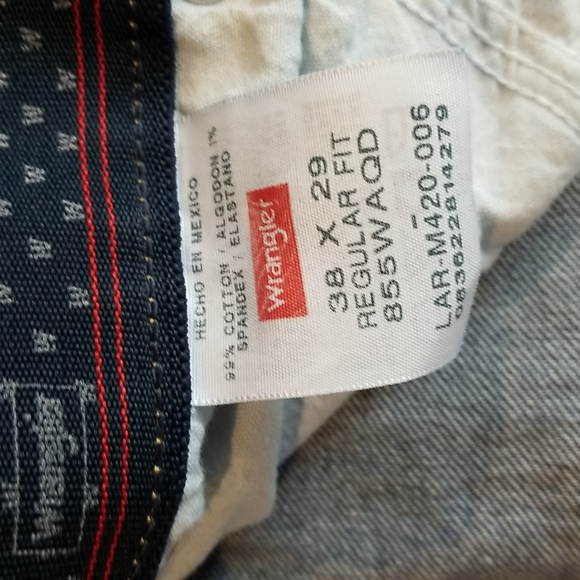 WRANGLER PREMIUM QUALITY Jeans Regular Fit 38 x 29 - Picture 4 of 12